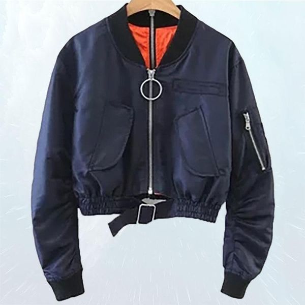 

short bomber jacket women autumn winter trending products 2018 windbreaker cropped jacket korean street style coat female sl3451, Black;brown