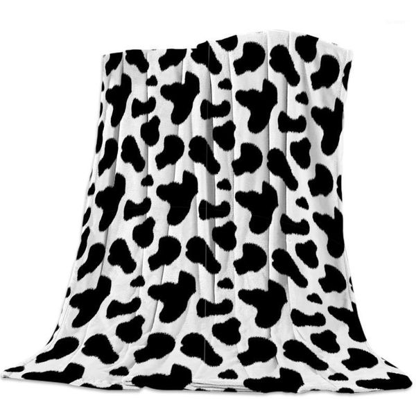 

cow pattern flannel fleece bed blanket bedspread coverlet bed cover soft lightweight warm cozy blankets1