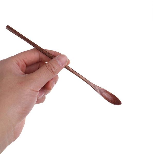 

wooden spoon bamboo teaspoon catering for kicthen kitchen cooking utensil tool soup 2 sizes h bbyiro