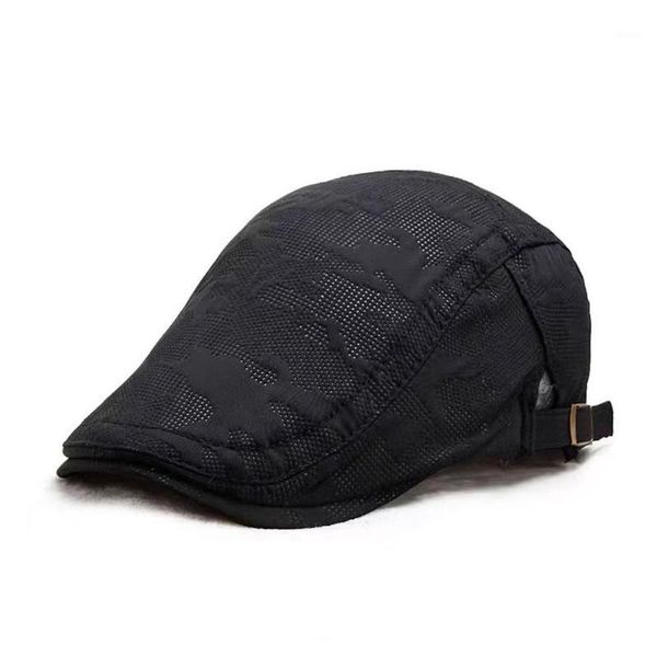

men's breathableh cap summer hat1, Blue;gray