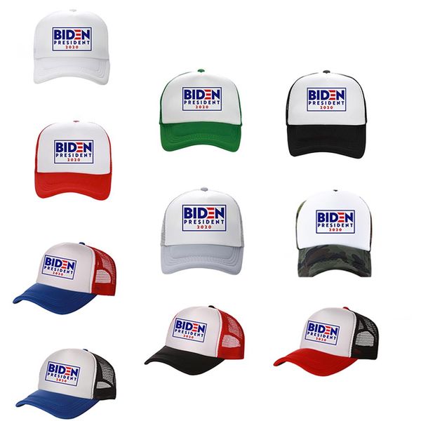 

2020 usa election biden hat baseball cap visor mesh cap adjustable outdoor sport hip-hop sun hats breathable wmtqbu, Black;white