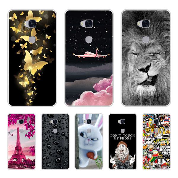 

gr5 rear sheath, huawei honor 5 x kiw-l21 mobile phone 5.5 inch tpu protective cover, silicone