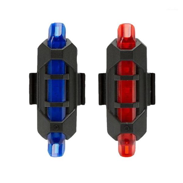 

bike lights 2pcs 5 led usb rechargeable bicycle tail light outdoor cycling safety lamp1