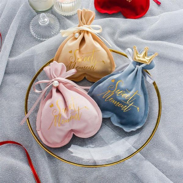 

5pcs hand-held candy bags banquet portable gift bags wedding party supplies