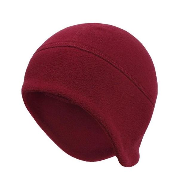 

polar fleece earflap warm hats for mens womens winter snow ski cycling cap slouchy outdoor sport beanies solid color jlldcs bdecoat, Blue;gray