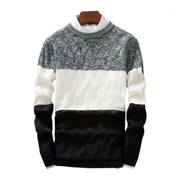 

striped pullover men o neck sweater men long sleeve shirt mens sweaters casual dress brand knitwear pull homme1, White;black