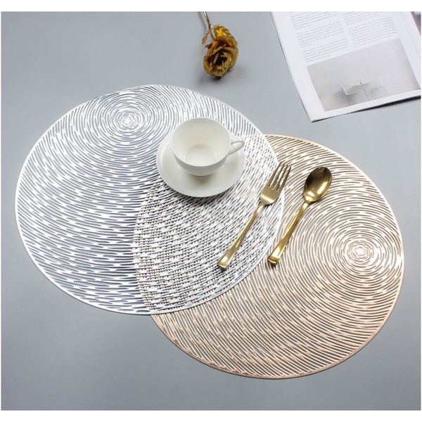 

pvc placemats octeragone круглые коврики стола полые водонепроницаемые нескользящие теплоизолированные теплоизоляционные накладки кафедра гу