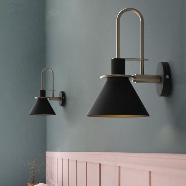 

nordic loft simple living room led wall lamp creative aisle romantic bedroom bedside decoration wall sconce ing