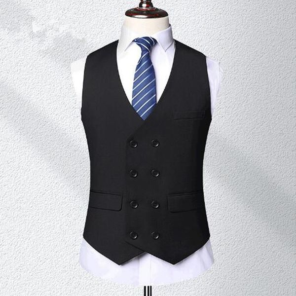 

2021 новый бизнес досуг весна двухбордовые куртка рукавов инглатерра стиль форамальный жилет сорняков awlt, Black;white