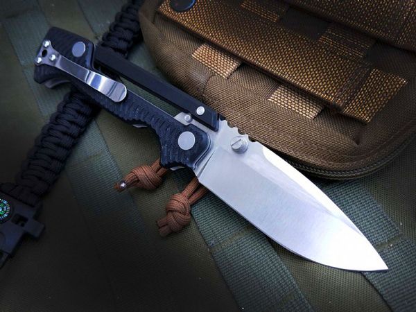 Специальное предложение AD-15 Tactical Tactical складной нож S35VN Point Point Satin Black Black G10 + T6061 алюминиевая ручка