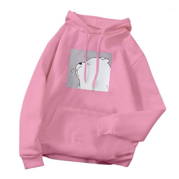 

women's oversized hoodie casual long sleeve hooded character pullover sweatshirt plus size hoodie bluza pullover 1, Black