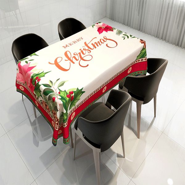 

christmas print table cloth antifouling oil-proof waterproof non-slip table cloth home l restaurant bar multifuncti designer table cloth