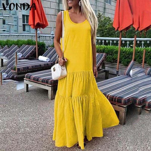 

women dress summer bohemian sundress sleeveless party maxi long casual loose big swing plus size vestidos kg-328, Black;gray