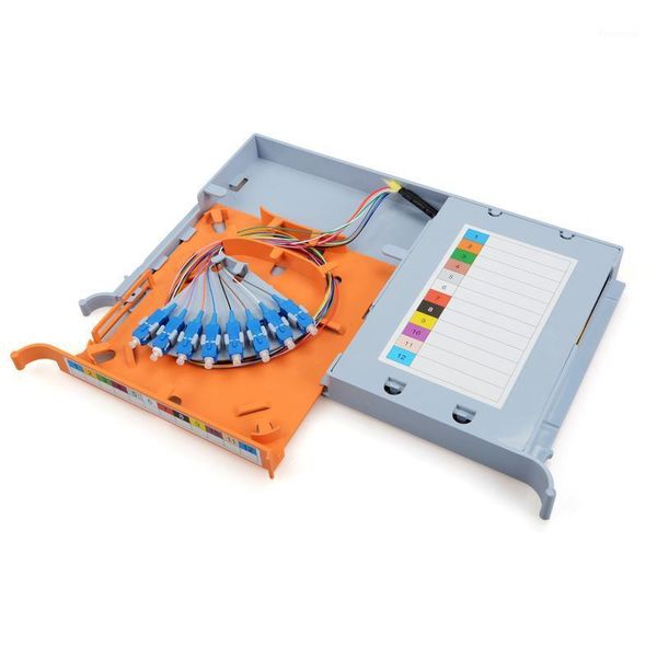 

3pcs fiber optic splice tray sc 12 core pigtail ftth fusion apc odf cabinet distribution integrated module factory wholesale1