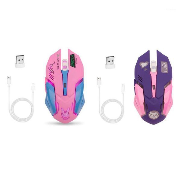 

mice rechargeable led optical game 2400dpi 2.4g usb wireless mouse for pc lap