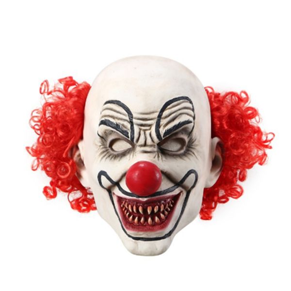 

costume accessories freaky clown mask adults halloween horror circus clown fancy dress party scary latex props, Silver