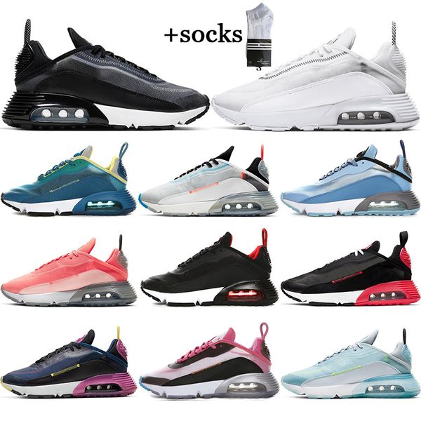 

2021 breathable 2090 og mens women running shoes speed yellow platinum be true volt blue usa sail sneakers trainers eur 36-45, White;red