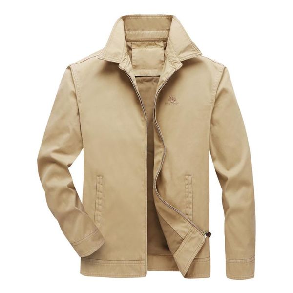 

men's jackets autumn winter casual outwear pure color zipper breathable jacket coat regular slim wholesale 8.1, Black;brown