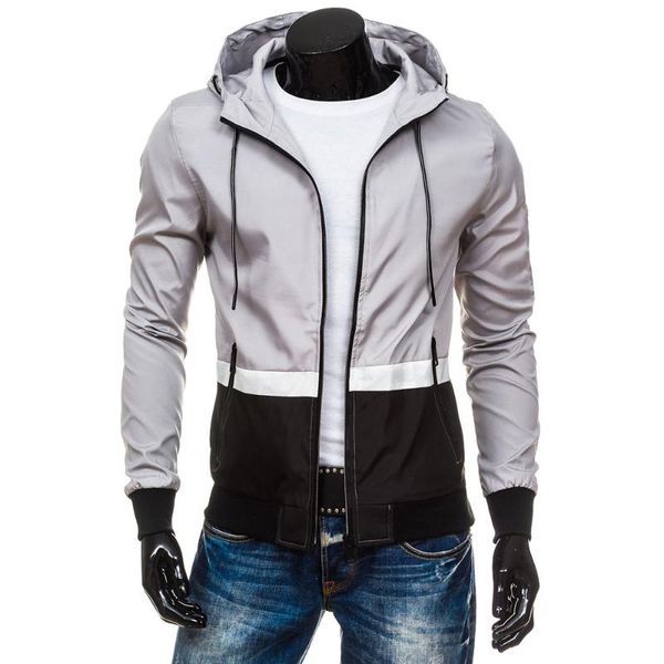 

men autumn and winter solid color casual jacket europe and america outdoor mountain climbing jacket, Black