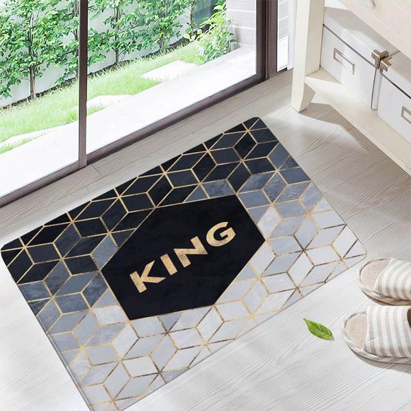 

добро пожаловать главная дверь декор декор прихожая ковры цветные смешки письма геометрические уив диоминд узор напечатанные маты закончил к