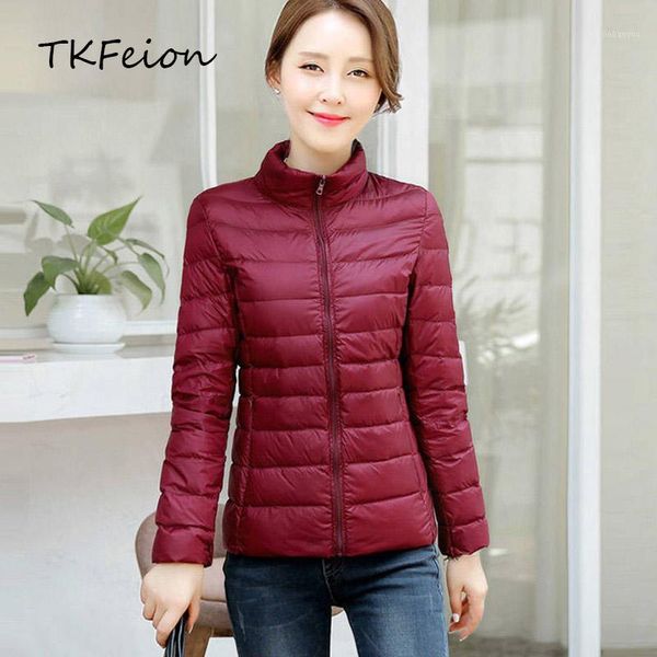 

2020 new arrived women autumn winter coats warm cotton padded parkas ladies slim jackets stand collar fashion female short coats1, Black