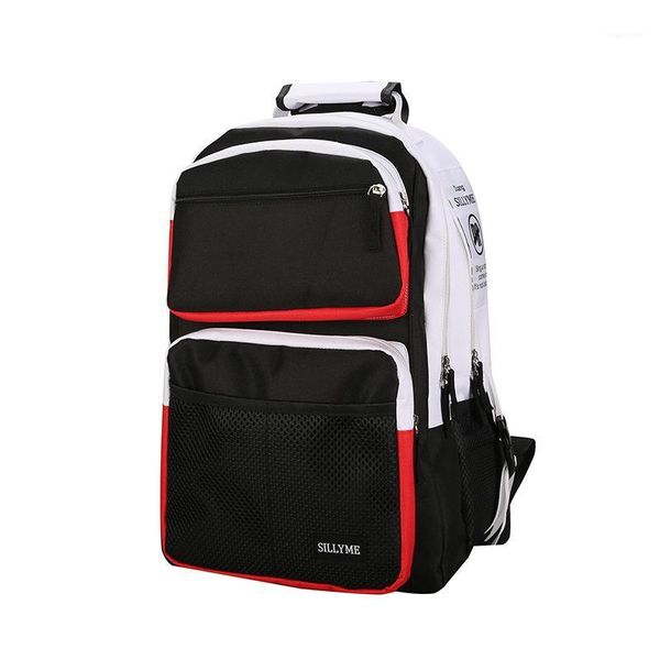 

duffel bags large capacity schoolbag female high school college student fashion trend backpack chic harajuku travel male big bag1
