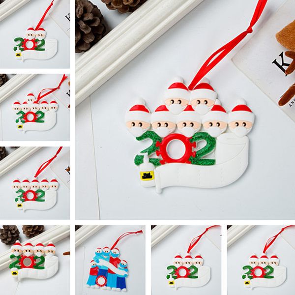 

survivor christmas ornaments tree family decor quarantine of 2 3 4 5 6 7 face masks hand sanitized customiz christm deco019s