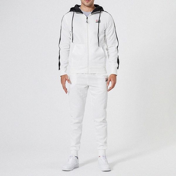 

men's sweatsuit hoodie solid color zipper hooded daily sportswear casual hoodies sweatshirts long sleeve black red white / winter q9jb#, Gray