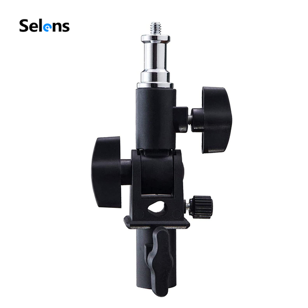 

lighting & studio accessories selens u-shape flash umbrella bracket swivel holder adapter 180Â° adjustable 1/4