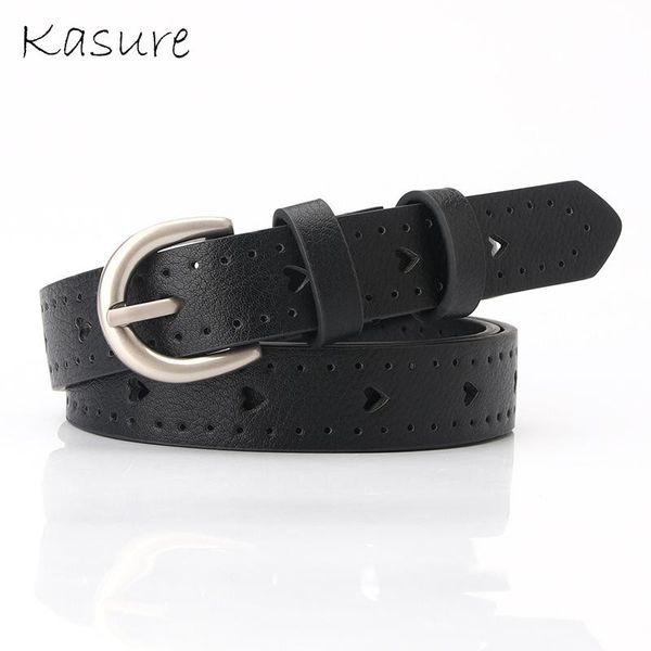 

kasure woman publow out beart read black white pu кожаные джинсы талии моды дизайнер стиль женские ремни женщины пояс, Black;brown