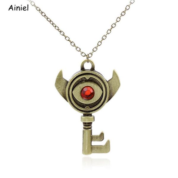 

chains the legend of zelda fashion jewelry red heart key shoes pendant necklace lovers couple accessories women men gift girls, Silver