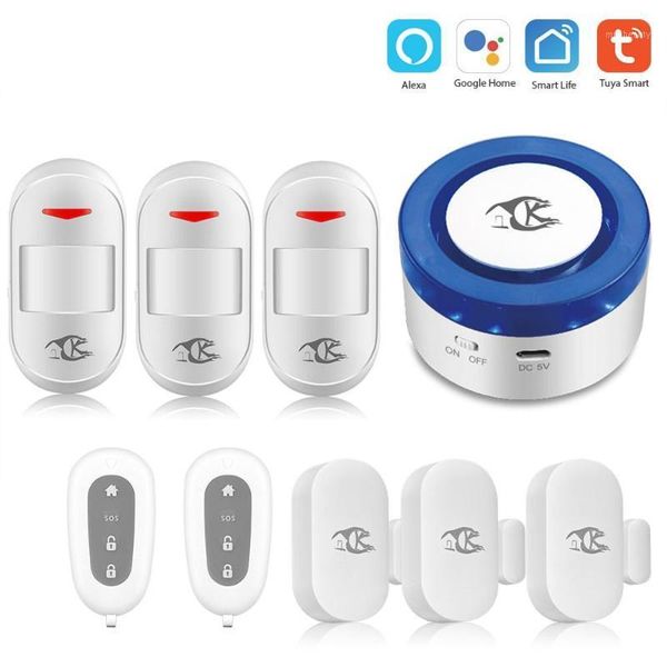 

tuya alarm security system smart home wifi home security alarm system tuya app1