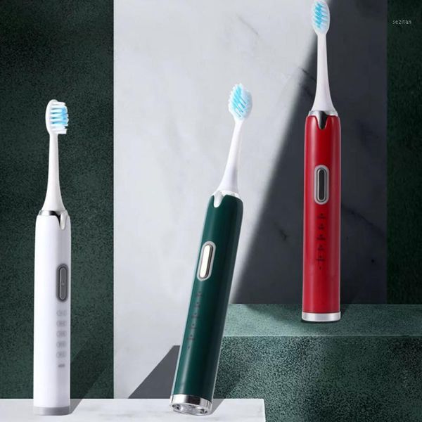 

smart electric toothbrush sonic adult/children automatic usb rechargeable waterproof tooth brush 4 replace brushes head1