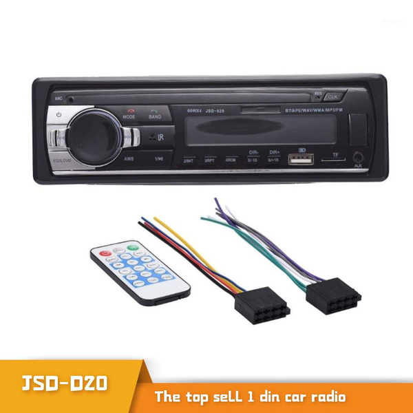 

car radio digital bluetooth car mp3 stereo receiver audio music usb/sd with in dash stereo player aux input 1 din sjd520 audio1