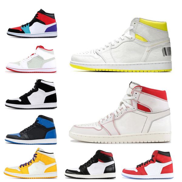 

2021 jumpman 1 basketball shoes men womens travis scotts smoke grey chicago obsidian unc mushroom womens trainers sport