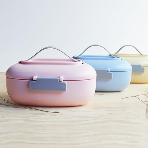 

baispo микроволновый пенч-коробка мода bpa бесплатно bento box портативный еда контейнер для хранения еды герметичный контейнер для школьног