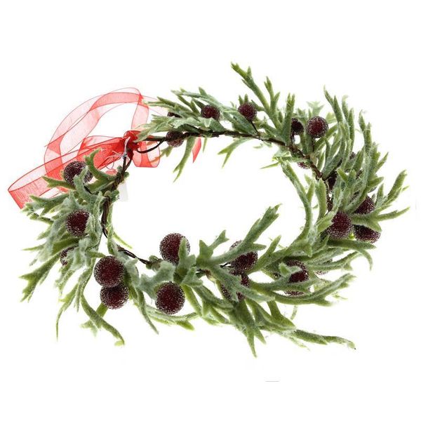 

women wedding headwear hair accessories antler grass flower wreath crown festival headband headdress adjustable floral jllftp