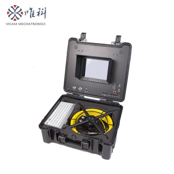 

latest portable dvr cctv video digital waterproof camera pipe inspection camera 12pcs led lights 29mm self-leveling head