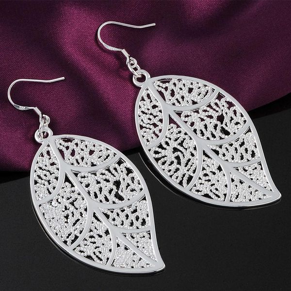 

selling earrings fashion jewelry beautiful leaves silver color holiday gifts h sqcbae, Golden