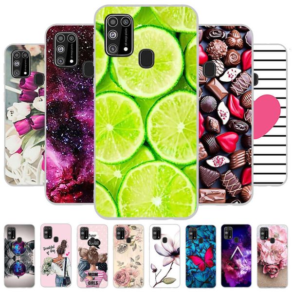

samsung m31 silicone sheath, samsung galaxy m31 m315f m 31 tpu protection rear shellvfe1