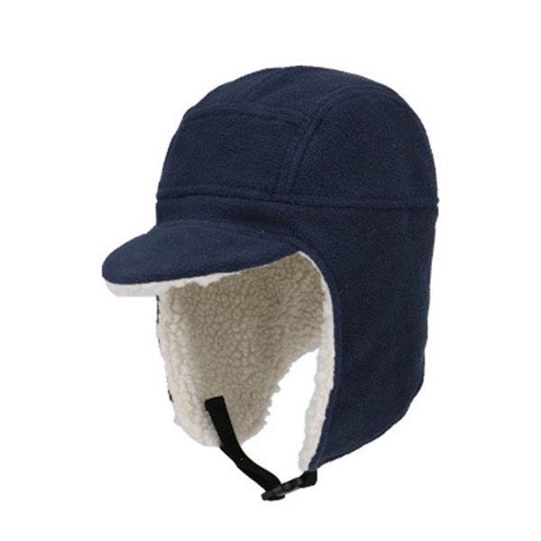 

fishing hat cycling hiking warm autumn and winter cap windproof cold wool double layer thick outdoor duck tongue fleece hat wmtelf