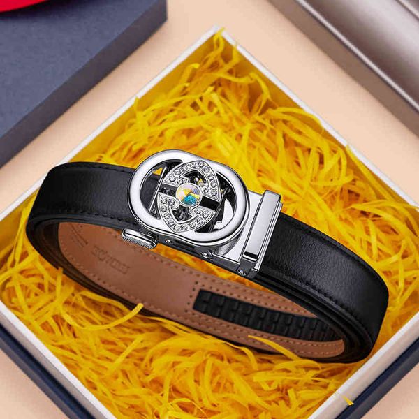 

belts king paul belt women's leather pure cow 2022 fashion versatile, Black;brown