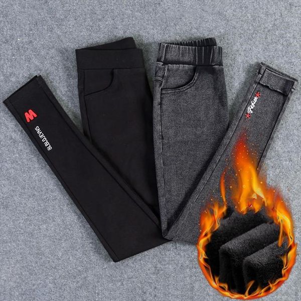 

warm pants womens thick winter pants women plus size warm fleece winter women female velvet ladies office pant autumn, Black;white