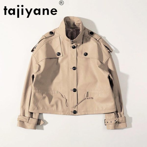 

women's leather & faux tajiyane 2021 women korean autumn clothes real jacket womens genuine sheepskin coats black jackets mujer chaquet