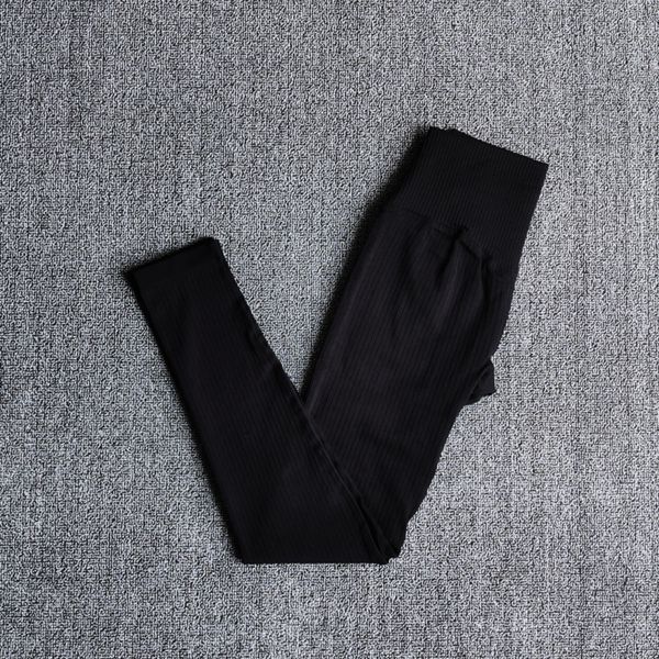 

women's sportswear yoga sets ribbed seamless long sleeve workout clothes for women high waist sports legging long sleeve c0122, Gray