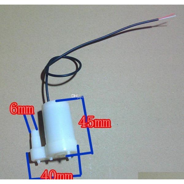

1pc new mini micro submersible motor pump water pumps dc 3-6v 12 qylbew packing2010