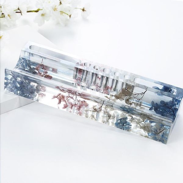 

diy handmade diy pen container organizer sile mold for resin casting mould craft tool cryst bbyqih, Black