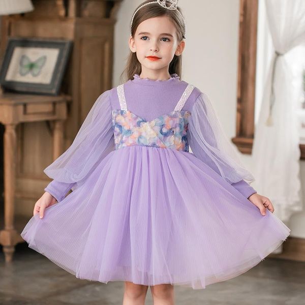 

girls' clothing dresses printing dresses performance costume toddler baby girls tutu birthday party1, Red;yellow