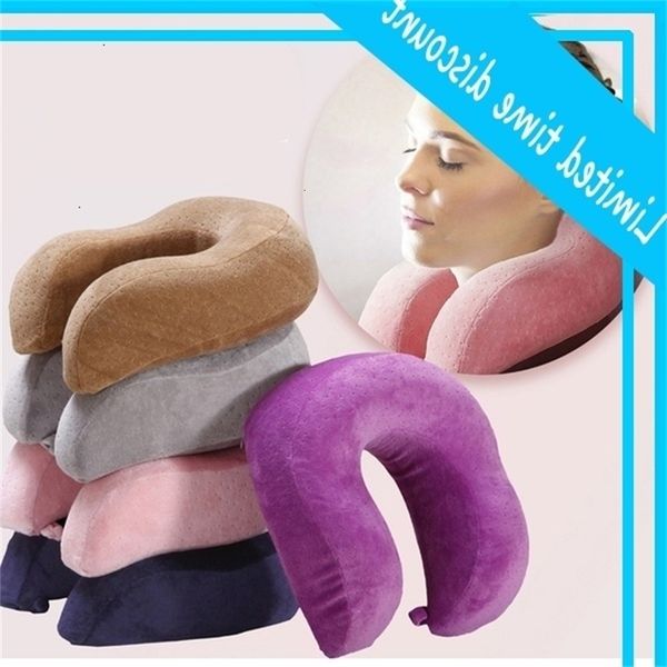 

memory foam u-shaped kisses car for travel office dutje head rest air neck cushions