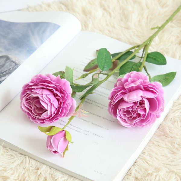 

artificial flower western rose fake flowers peony bridal wedding bouquet party home decoration dropshipping selling 2020 new